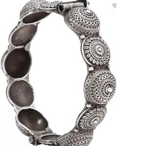 Tribal oxidized Silver Bracelet